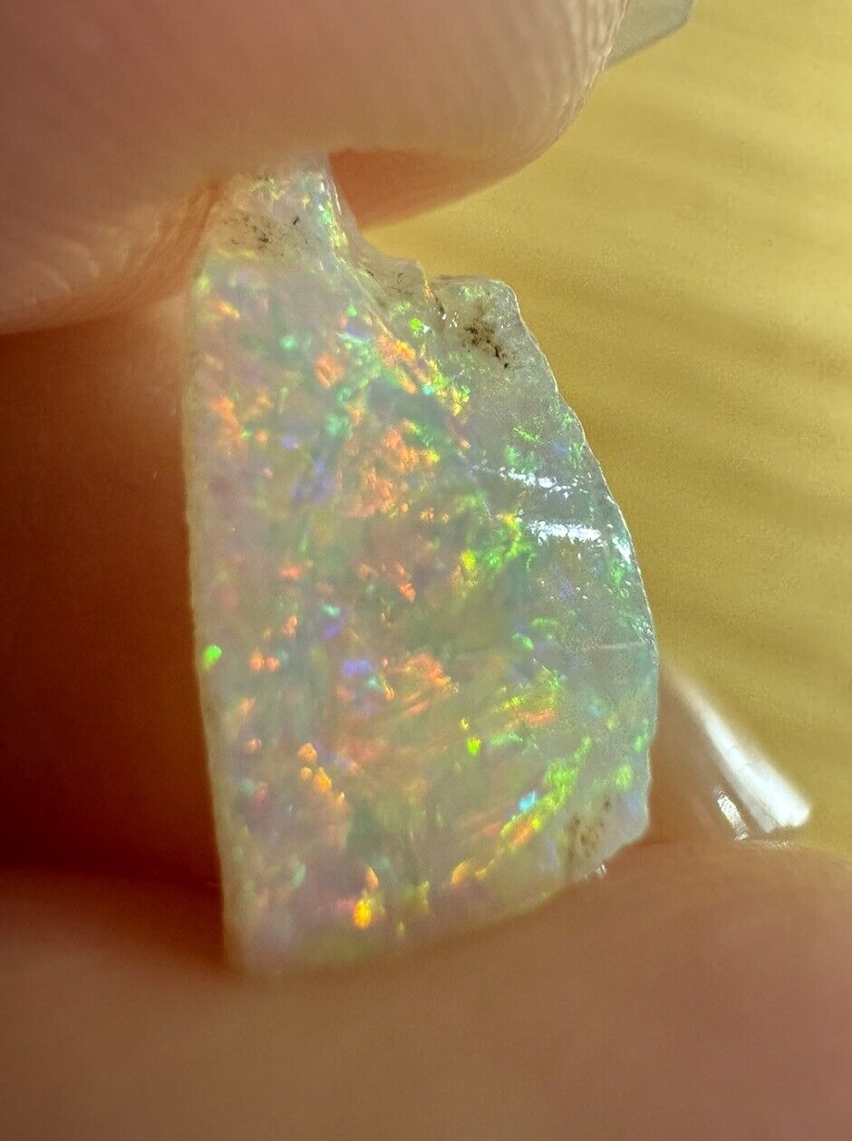 1.7 Carats Solid Rough Coober Pedy Opal Piece with Beautiful Colour