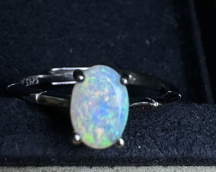Opal Ring No.14 Multicolored oil paintings