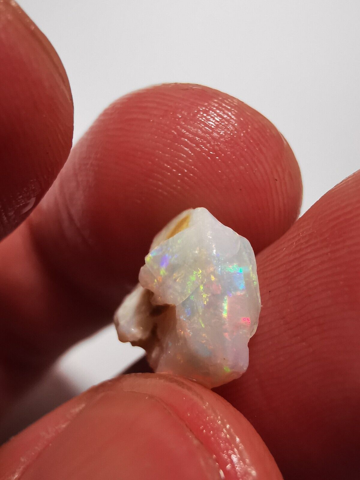 2.7 Carats Solid Rough Coober Pedy Opal Piece with Beautiful Colour B1