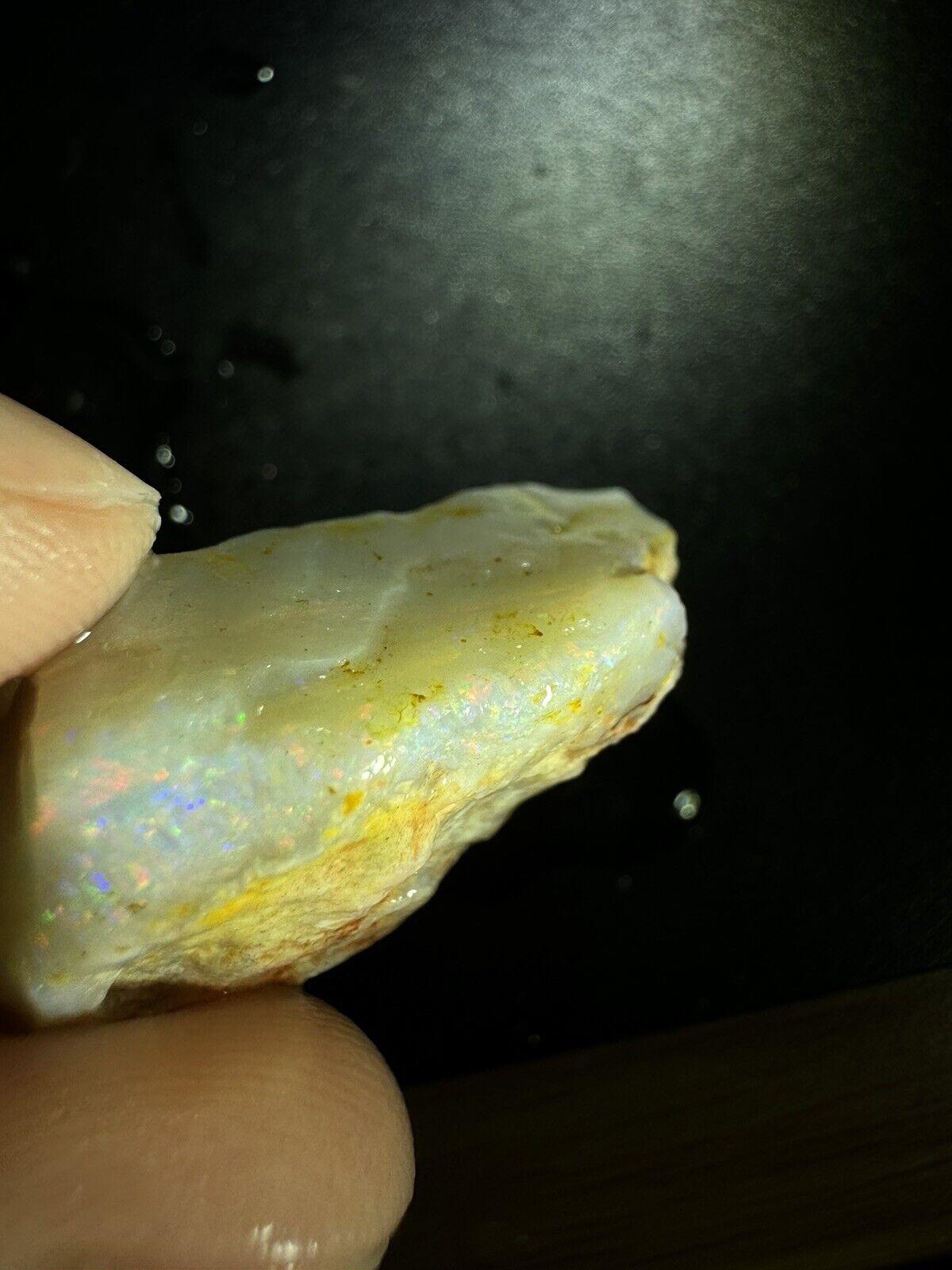 54.8 Carats Solid Rough Coober Pedy Opal Piece with Beautiful Colour B1