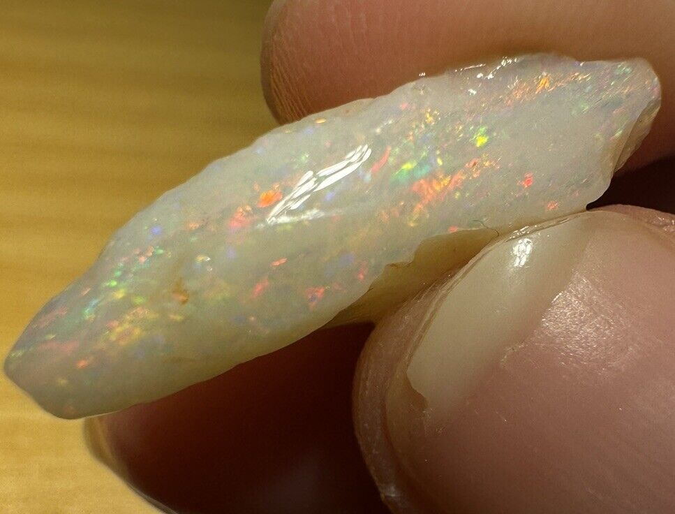 6 Carats Solid Rough Coober Pedy Opal Piece with Beautiful Colour C1