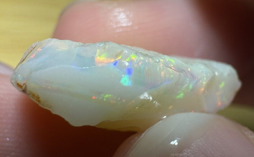 8.1 Carats Solid Rough Coober Pedy Opal Piece with Beautiful Colour C1