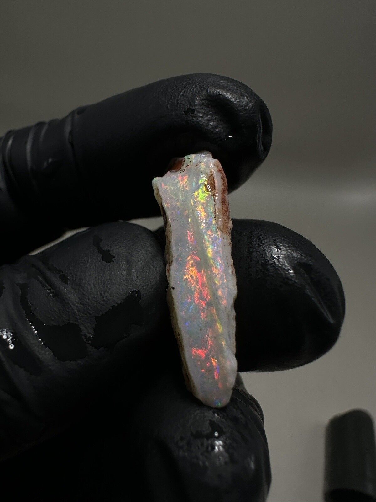13.9 Carats Solid Rough Coober Pedy Crystal Opal Piece with Beautiful Colour