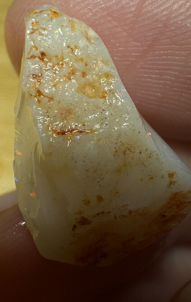 8.1 Carats Solid Rough Coober Pedy Opal Piece with Beautiful Colour C1