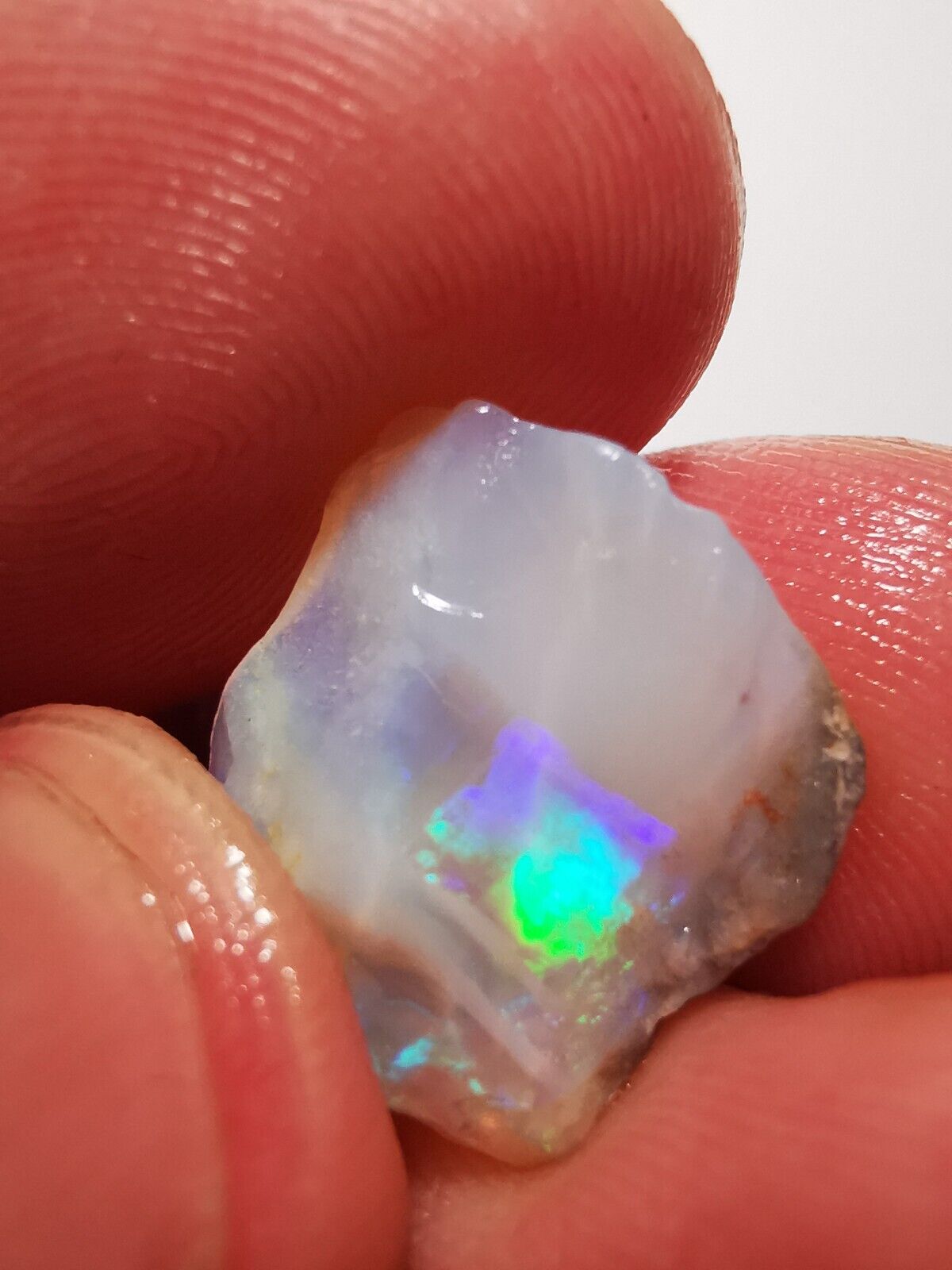 Opal rough Coober Pedy 5.7ct B1 Piece with Beautiful Colour