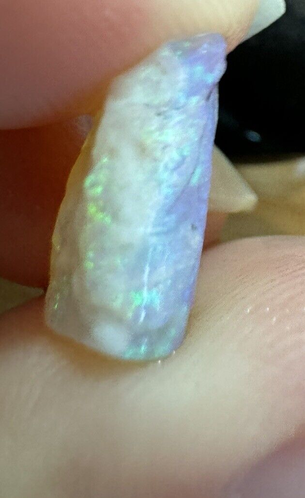 3.5 Carats Solid Rough Coober Pedy Opal Piece with Beautiful Colour