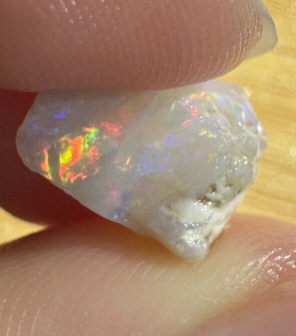 3.7 Carats Solid Rough Coober Pedy Opal Piece with Beautiful Colour