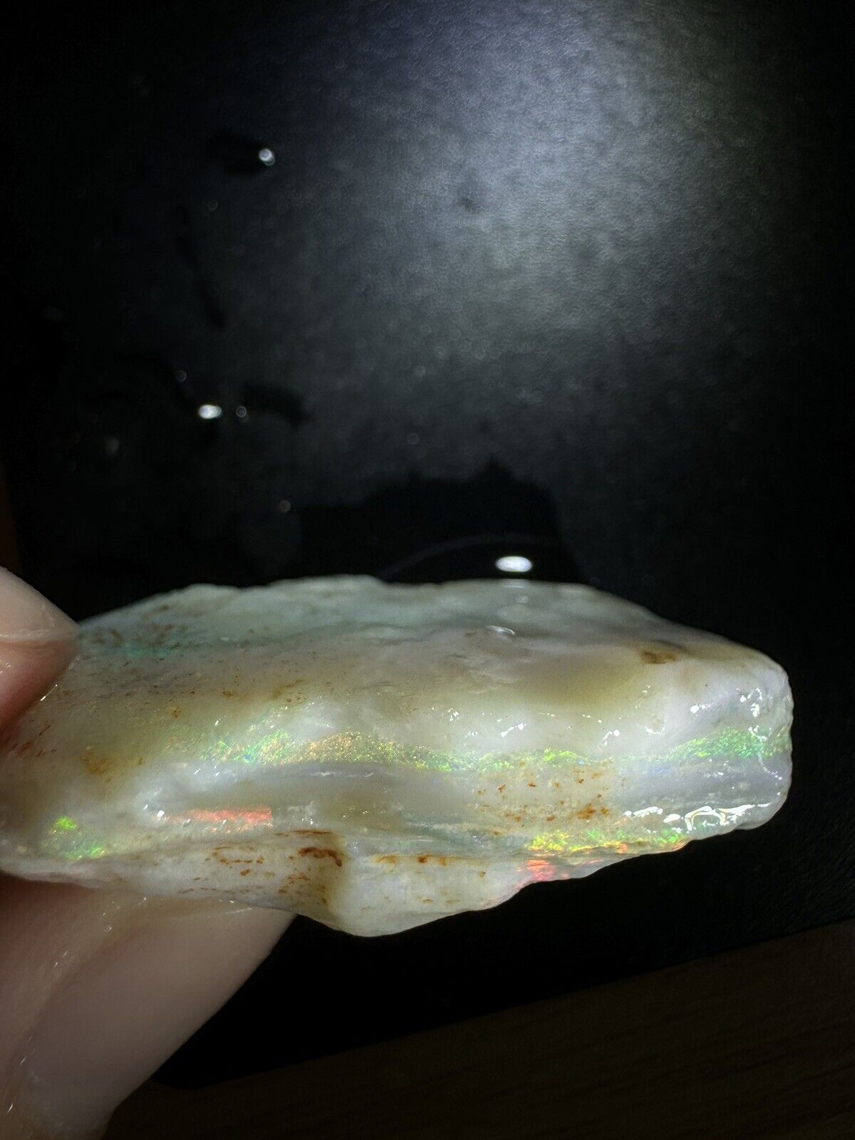 54.8 Carats Solid Rough Coober Pedy Opal Piece with Beautiful Colour B1