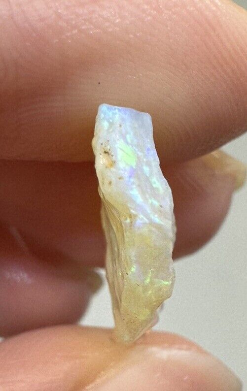 5.6 Carats Solid Rough Coober Pedy Opal Piece with Beautiful Colour