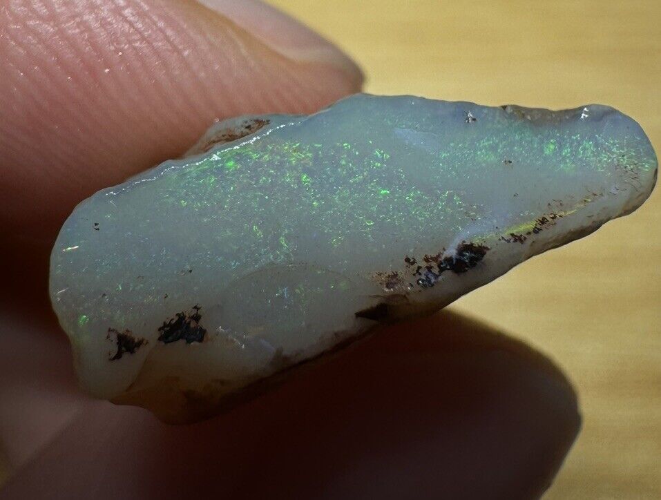 10 Carats Solid Rough Coober Pedy Opal Piece with Beautiful Colour B1