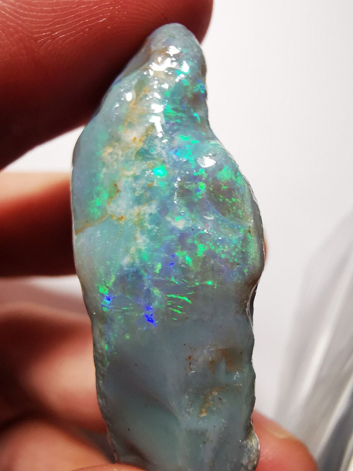 89ct Rough opal Coober Pedy B1 Piece with Beautiful Colour
