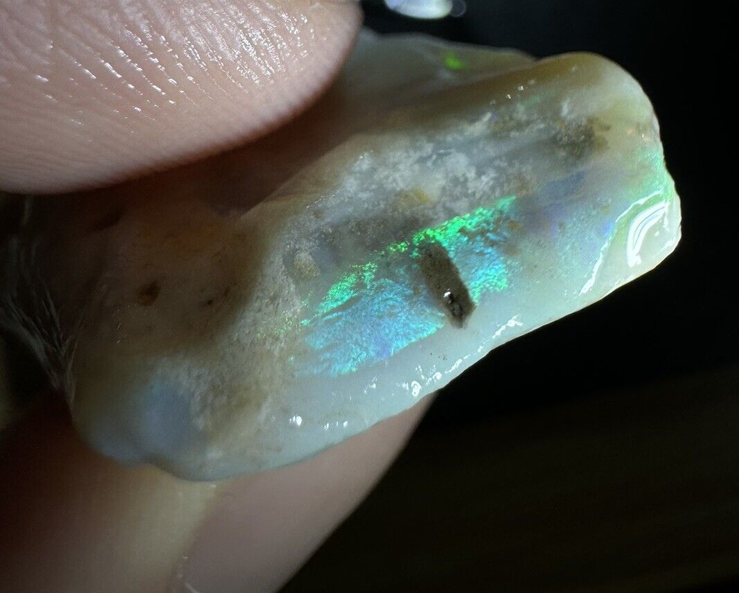 54.8 Carats Solid Rough Coober Pedy Opal Piece with Beautiful Colour B1