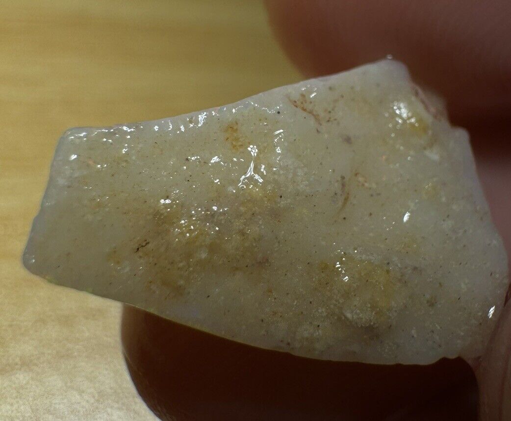 6.3 Carats Solid Rough Coober Pedy Opal Piece with Beautiful Colour C1