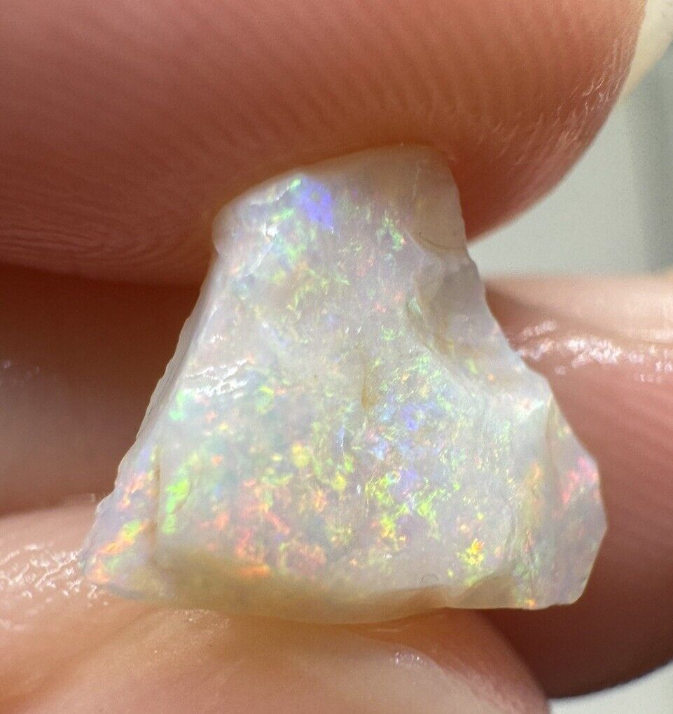 2.1 Carats Solid Rough Coober Pedy Opal Piece with Beautiful Colour