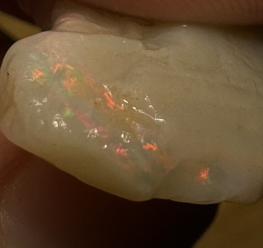 11.5 Carats Solid Rough Coober Pedy Opal Piece with Beautiful Colour B1
