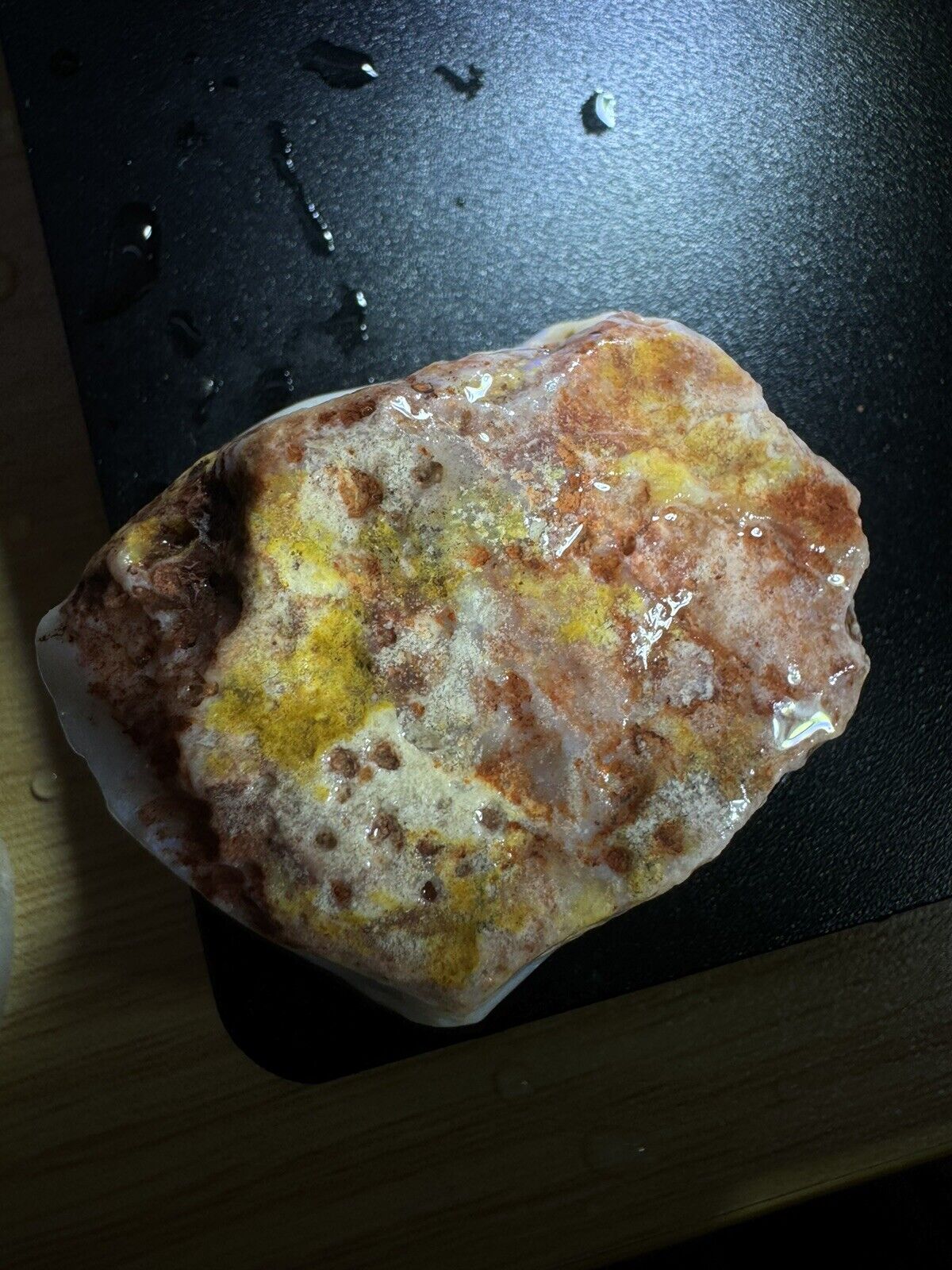 87.4 Carats Solid Rough Coober Pedy Opal Piece with Beautiful Colour B1