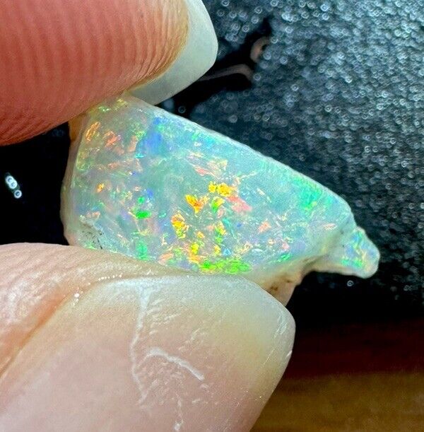 1.7 Carats Solid Rough Coober Pedy Opal Piece with Beautiful Colour