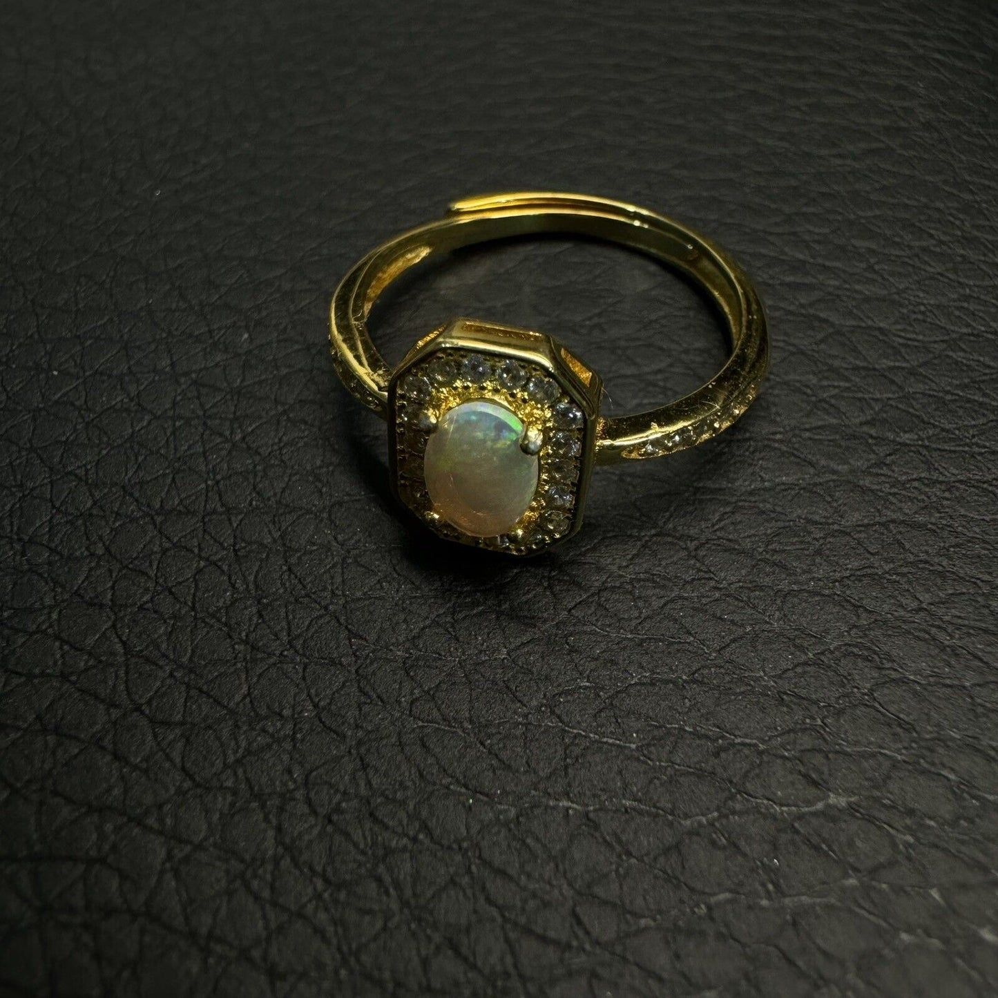 Ring $180 Opal Piece with Beautiful Colour C1-2218
