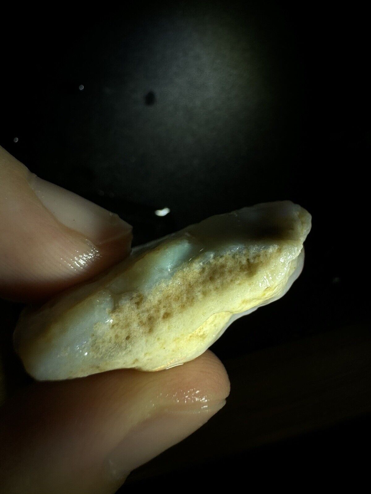54.8 Carats Solid Rough Coober Pedy Opal Piece with Beautiful Colour B1