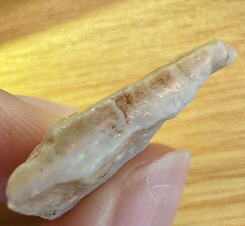 11.6 Carats Solid Rough Coober Pedy Opal Piece with Beautiful Colour