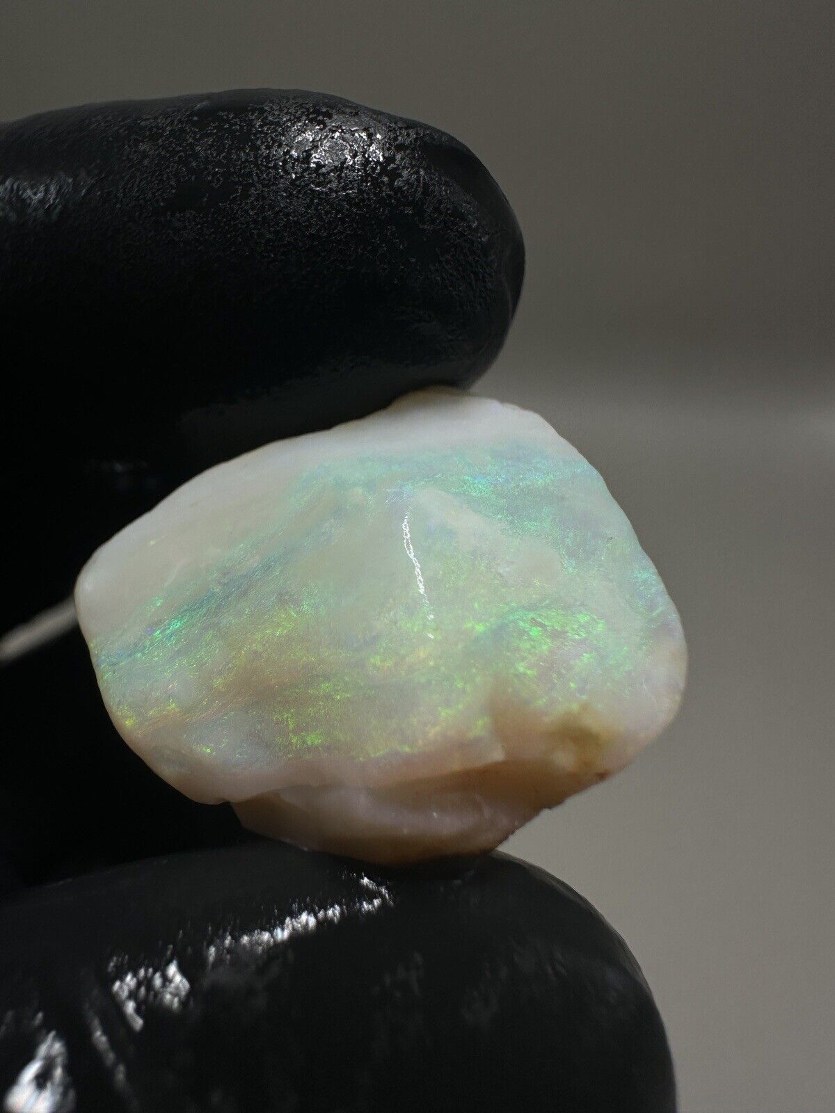 43.6 Carats Solid Rough Coober Pedy Crystal Opal Chunk with Beautiful Colour