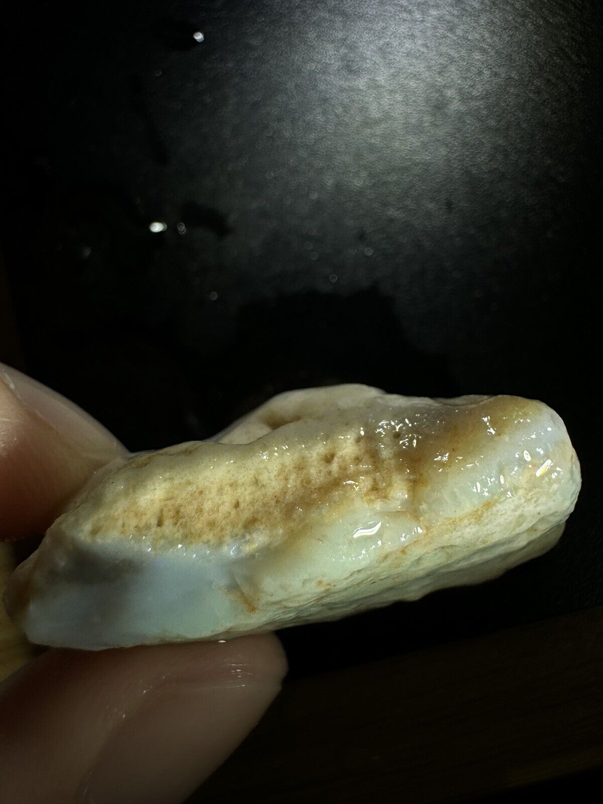 54.8 Carats Solid Rough Coober Pedy Opal Piece with Beautiful Colour B1