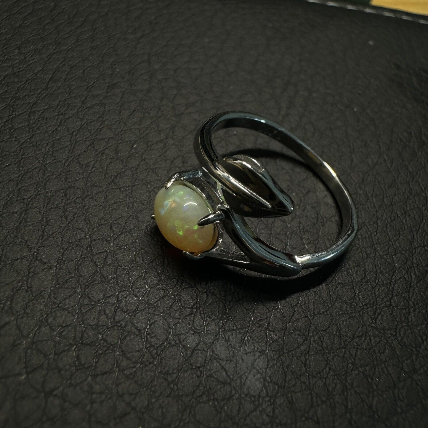 Ring $180 Opal Piece with Beautiful Colour C1-2212