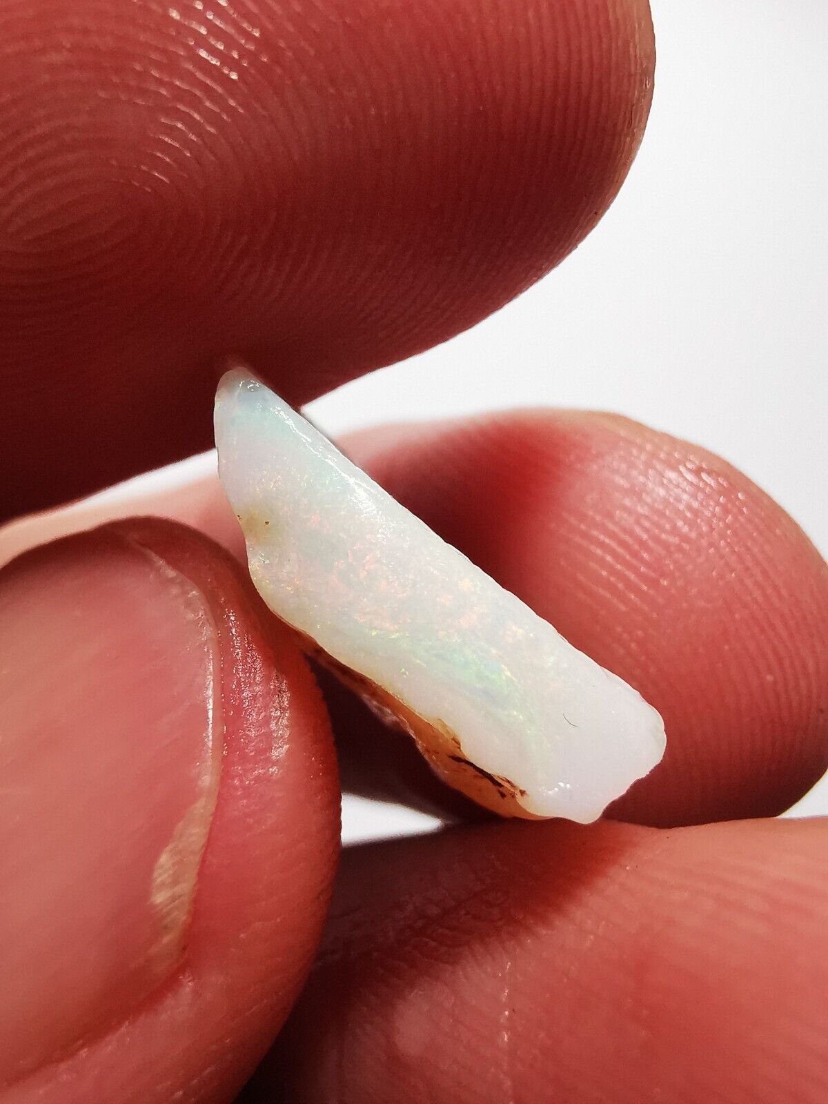 5.5 Carats Solid Rough Coober Pedy Opal Piece with Beautiful Colour B1