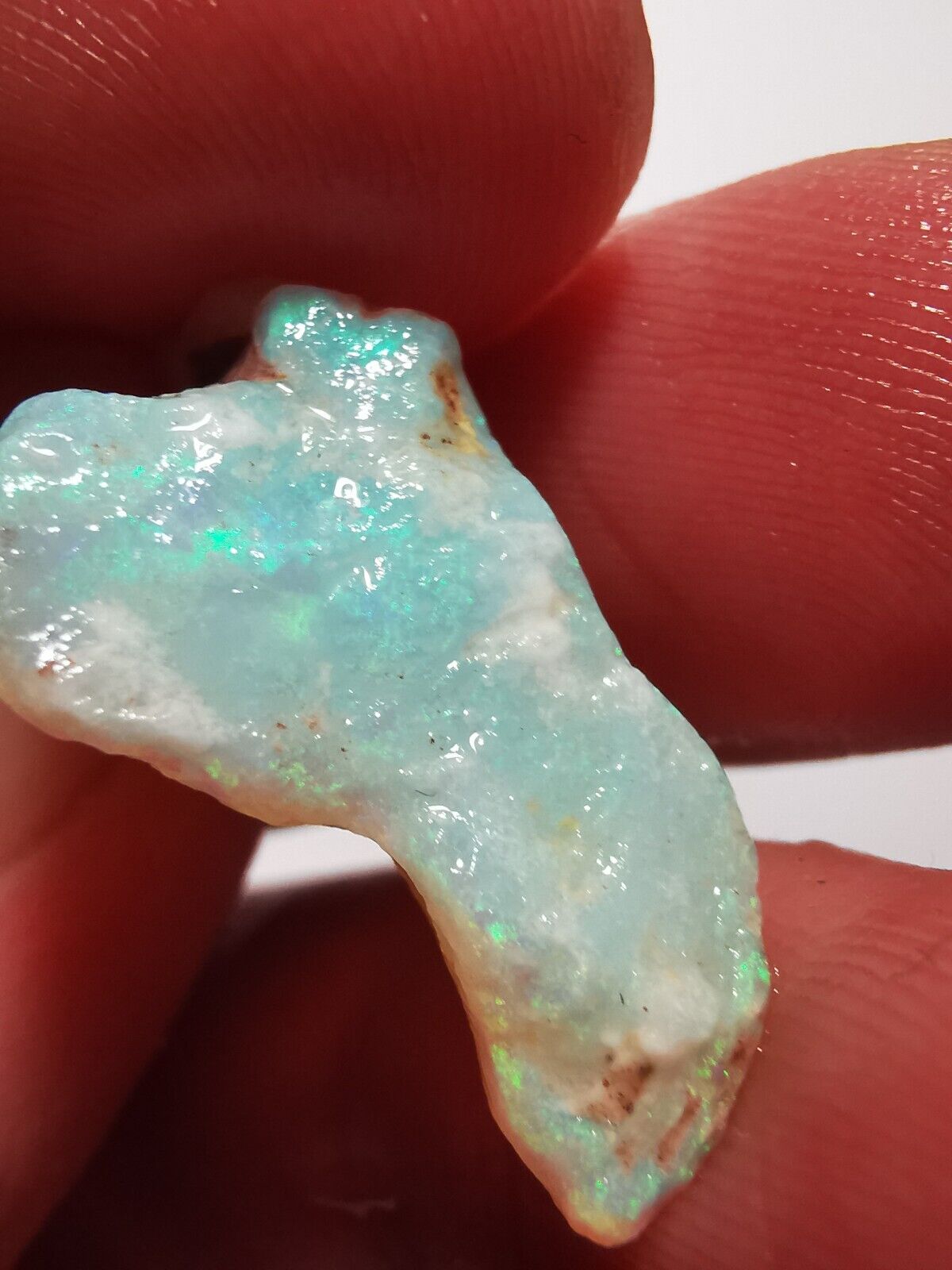 8.45 Carats Solid Rough Coober Pedy Opal Piece with Beautiful Colour B1