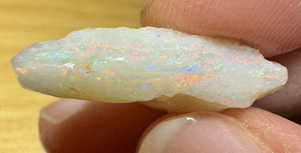 6 Carats Solid Rough Coober Pedy Opal Piece with Beautiful Colour C1
