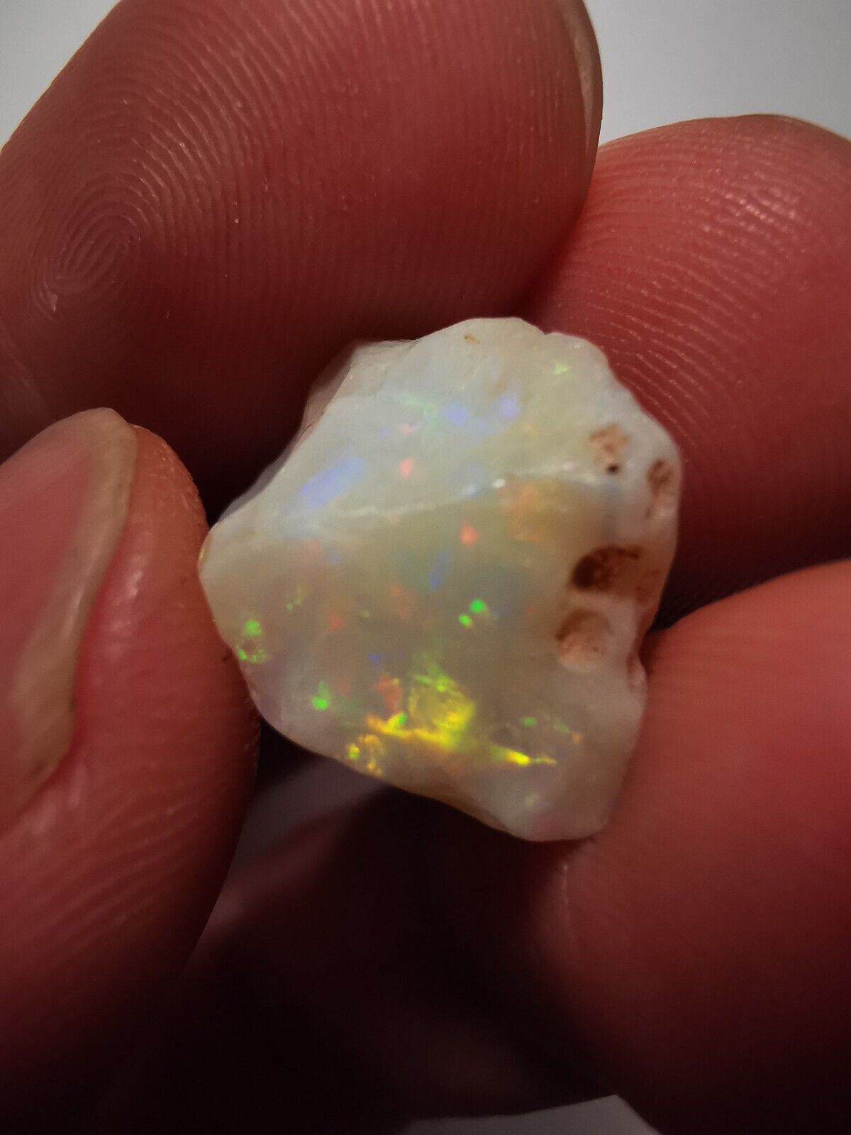 Rough opal Coober Pedy 8.8ct B1 Piece with Beautiful Colour