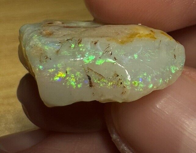 16.45 Carats Solid Rough Coober Pedy Opal Piece with Beautiful Colour C1