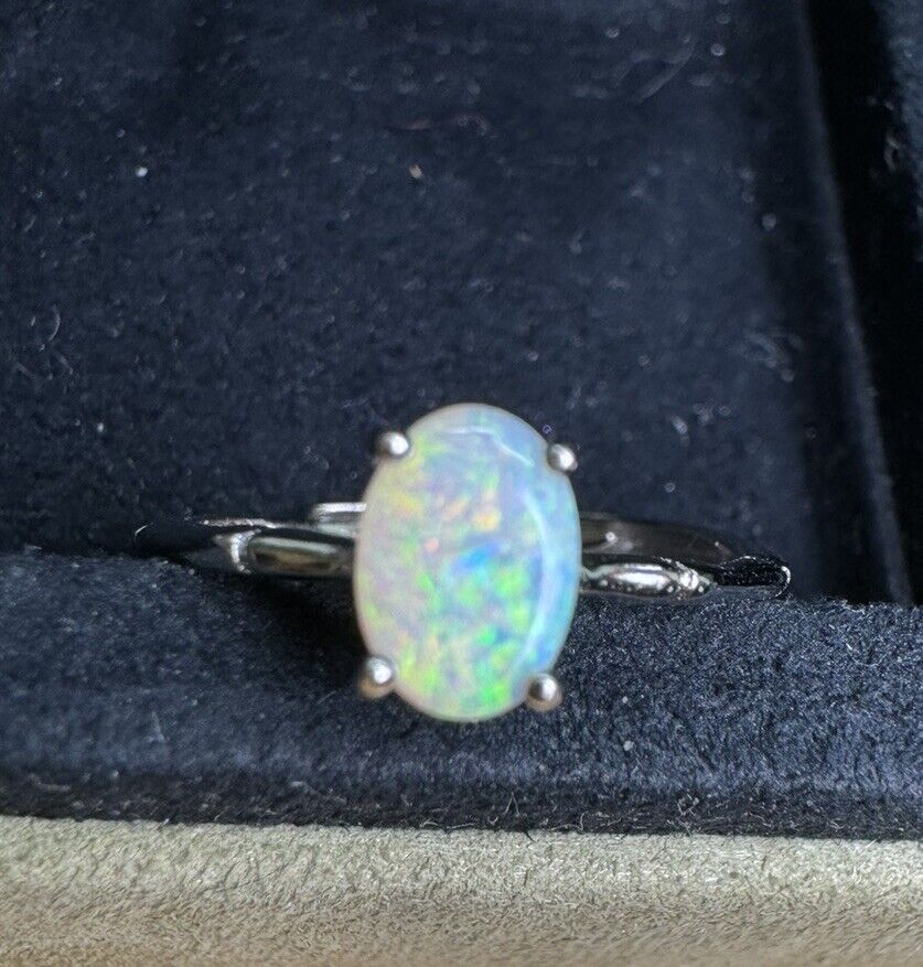 Opal Ring No.14 Multicolored oil paintings