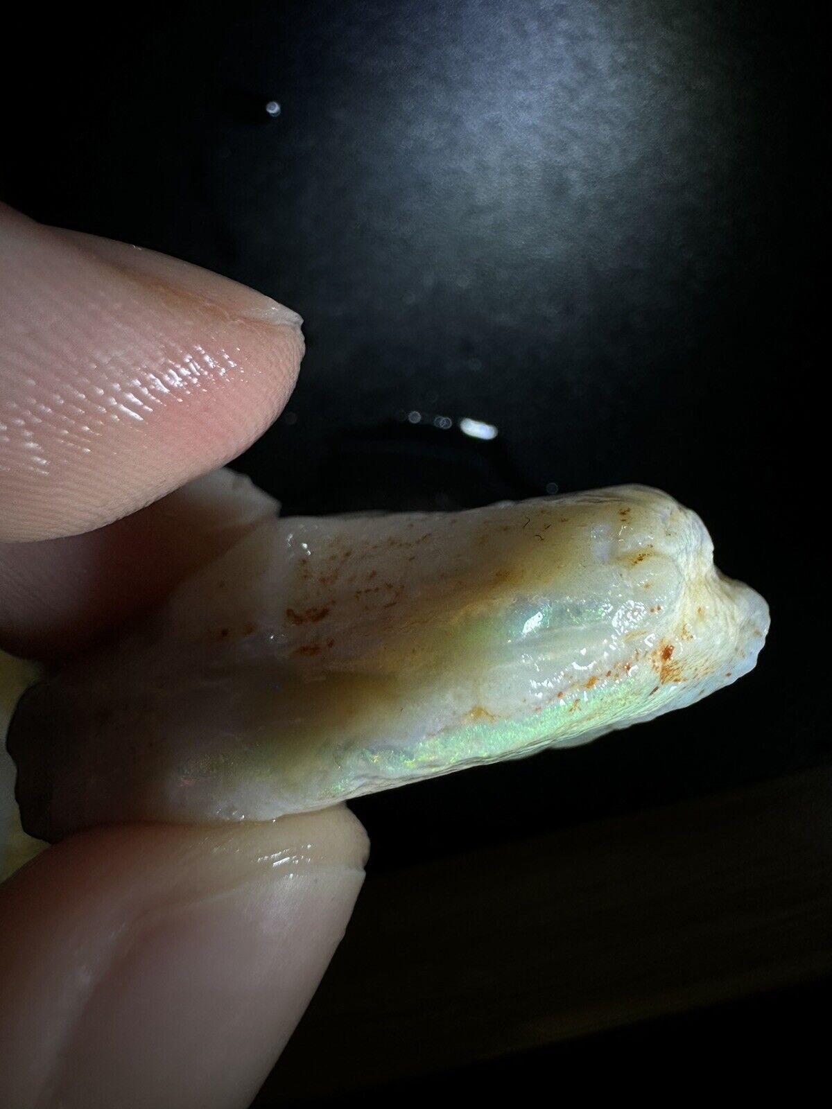 54.8 Carats Solid Rough Coober Pedy Opal Piece with Beautiful Colour B1