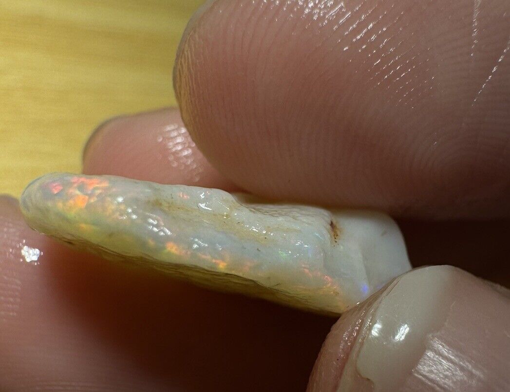 10 Carats Solid Rough Coober Pedy Opal Piece with Beautiful Colour C1
