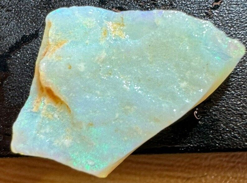 6 Carats Solid Rough Coober Pedy Opal Piece with Beautiful Colour
