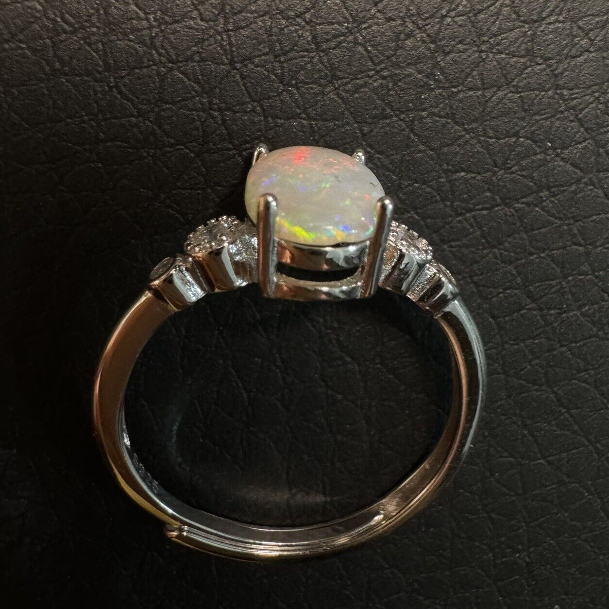 Ring $180 Opal Piece with Beautiful Colour C1-2208