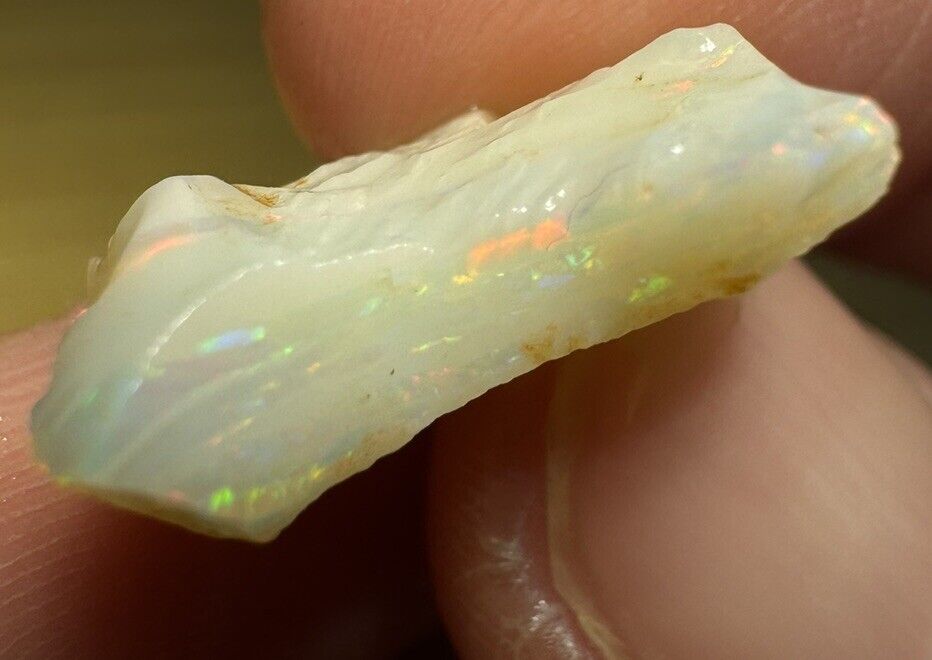 7.1Carats Solid Rough Coober Pedy Opal Piece with Beautiful Colour C1