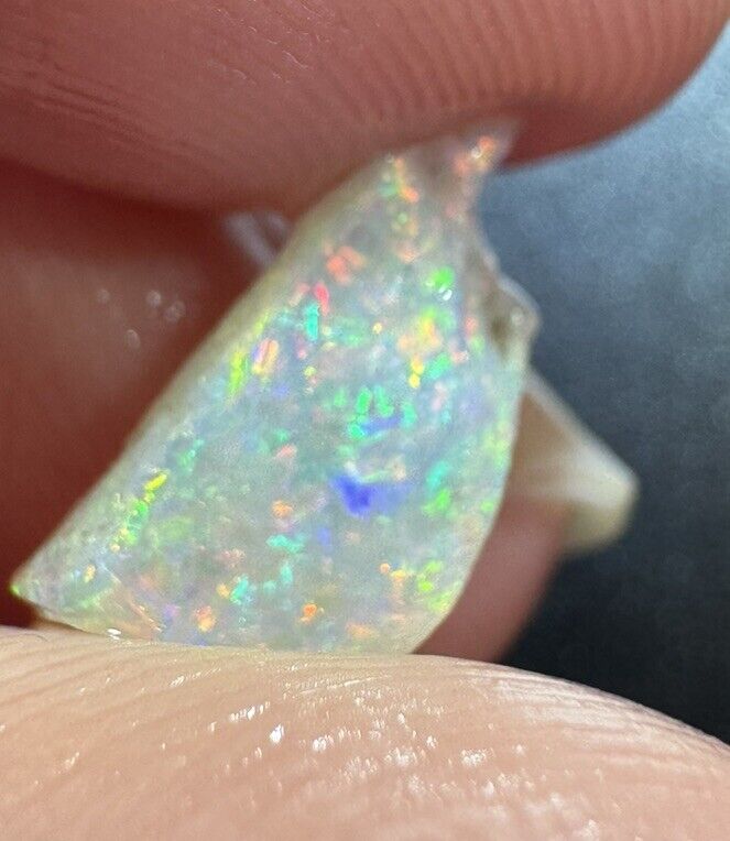 1.7 Carats Solid Rough Coober Pedy Opal Piece with Beautiful Colour