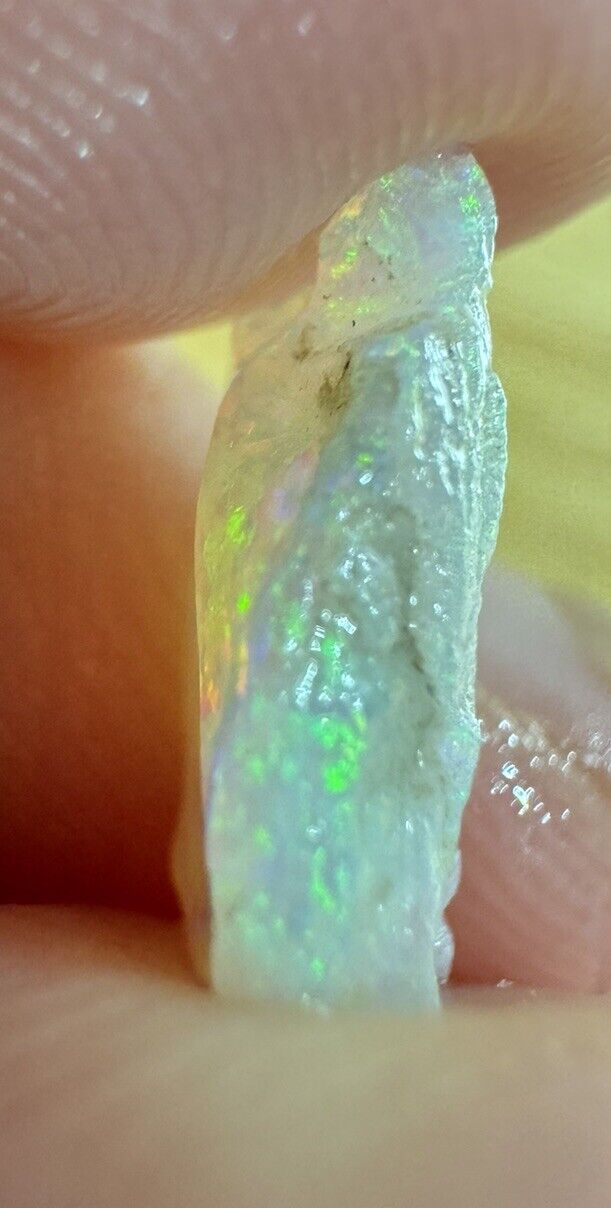 1.7 Carats Solid Rough Coober Pedy Opal Piece with Beautiful Colour