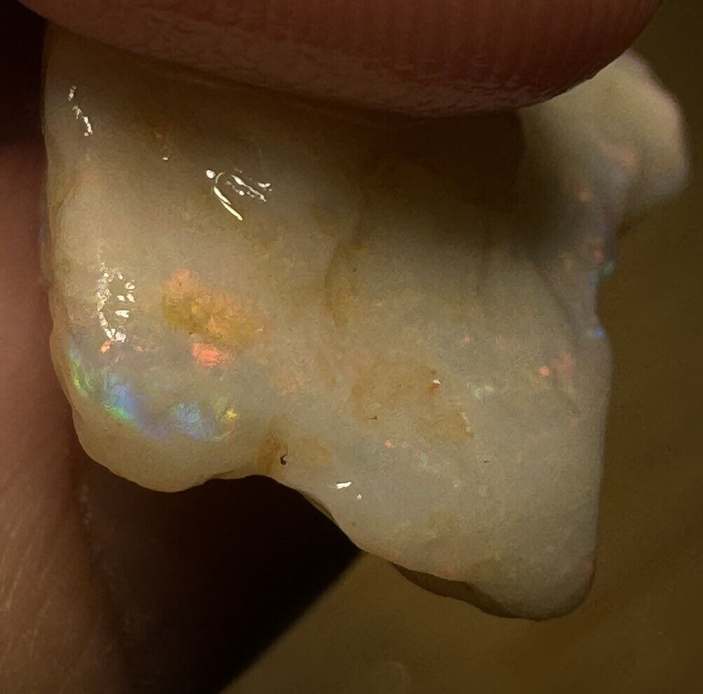 11.5 Carats Solid Rough Coober Pedy Opal Piece with Beautiful Colour B1