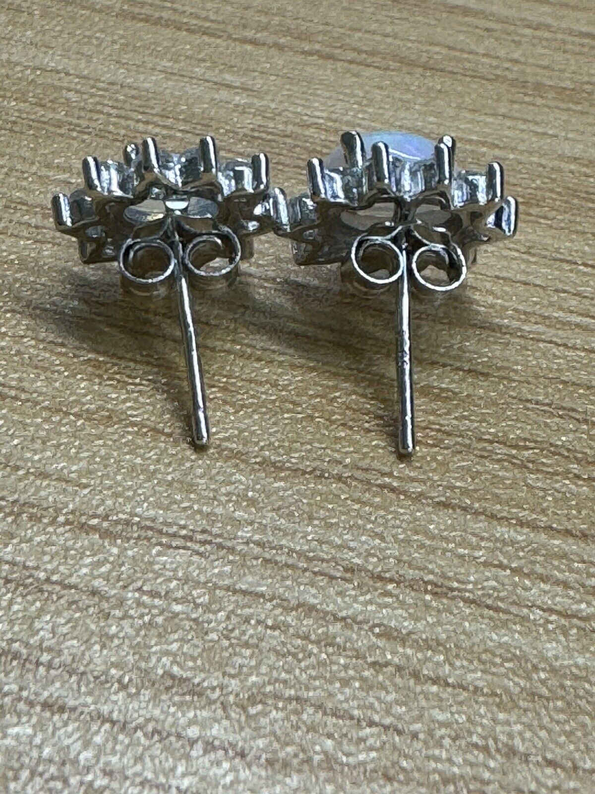Opal Earstuds One Pair From Australia No.1