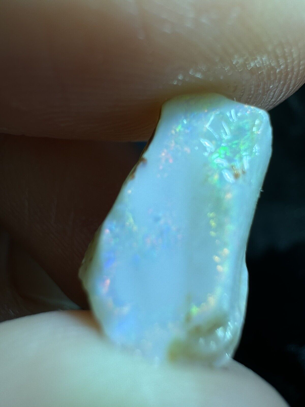 5 Carats Solid Rough Coober Pedy Opal Piece with Beautiful Colour B1
