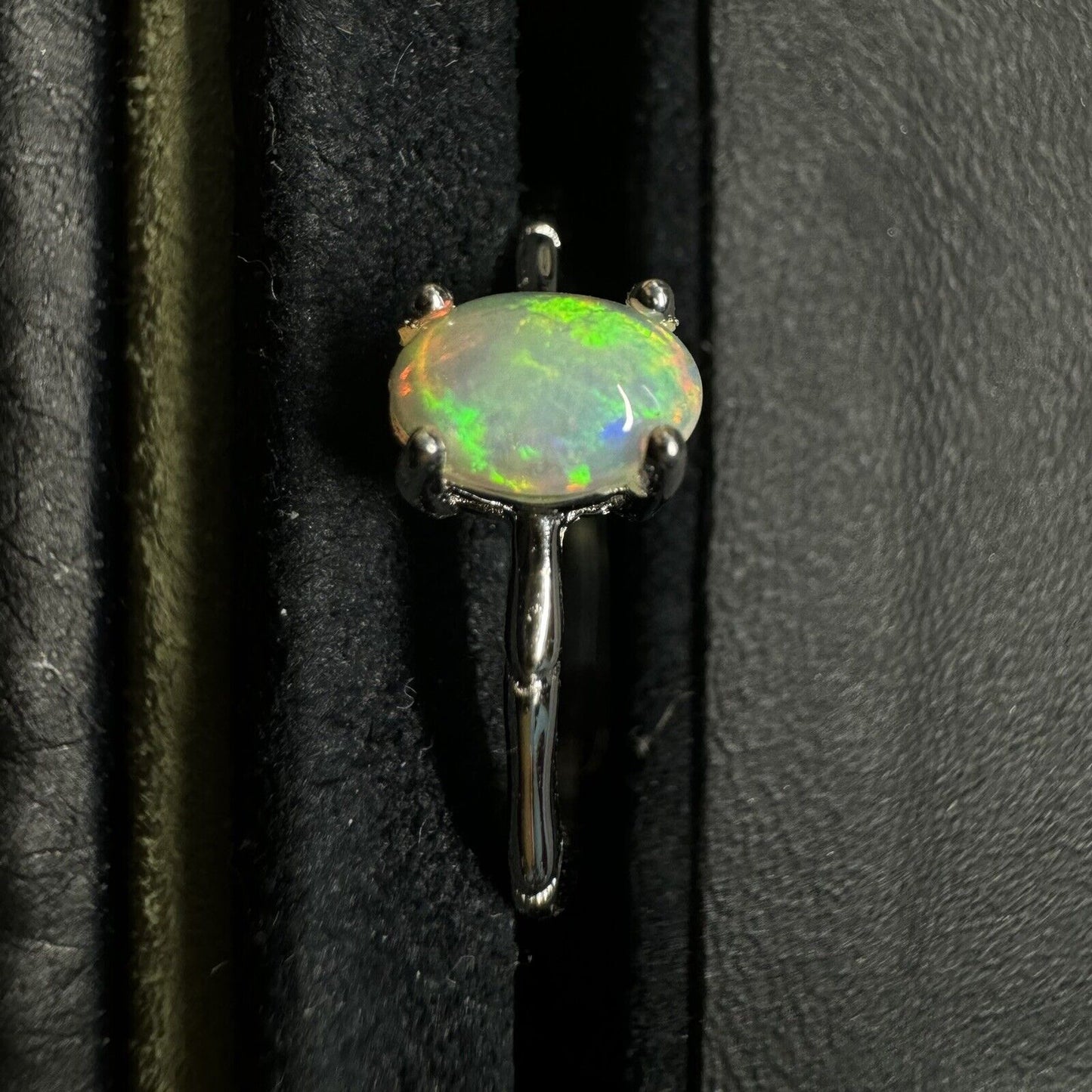 Ring $180 Opal Piece with Beautiful Colour C1-2209
