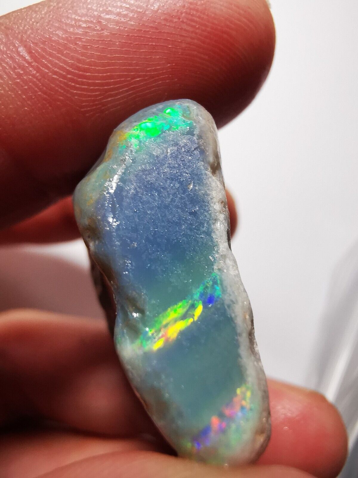 89ct Rough opal Coober Pedy B1 Piece with Beautiful Colour