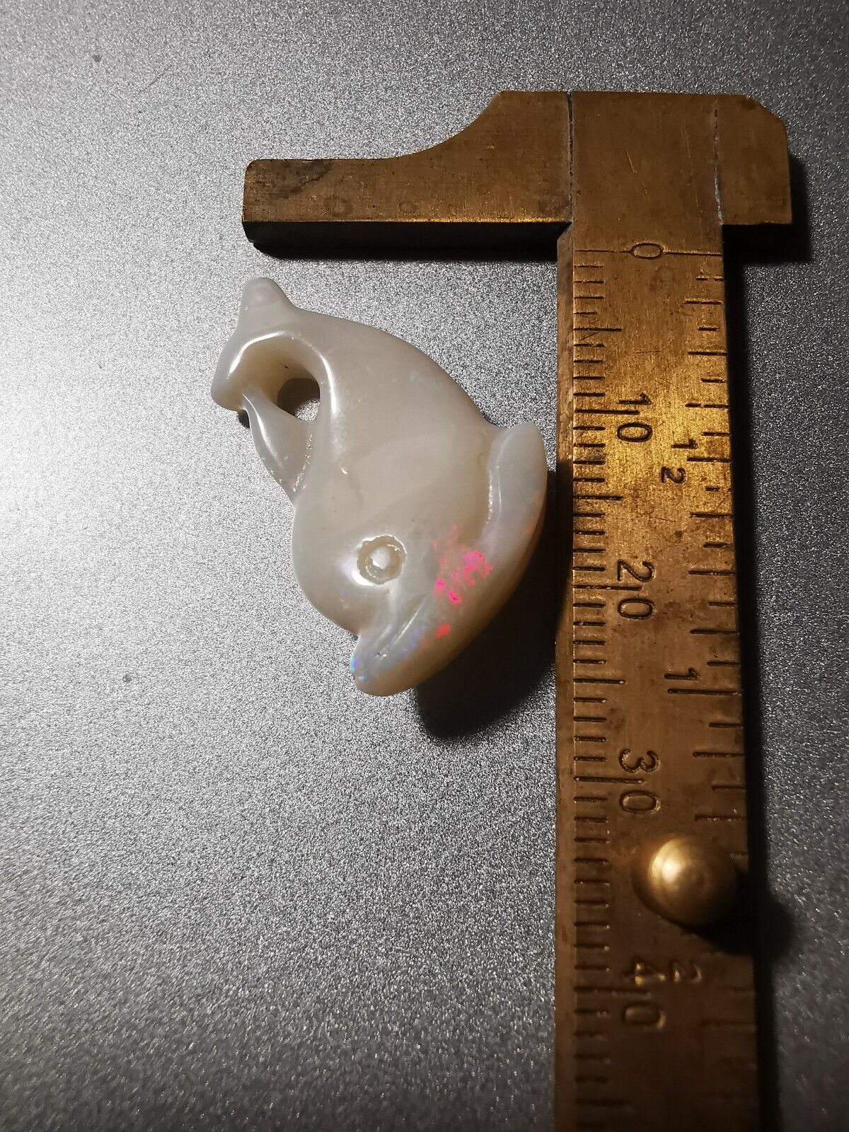 Australian Opal carving Piece, solid opal