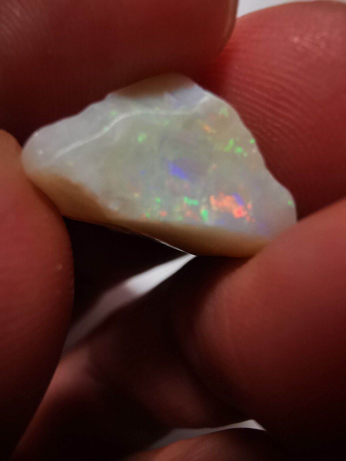 Rough opal Coober Pedy 8.8ct B1 Piece with Beautiful Colour