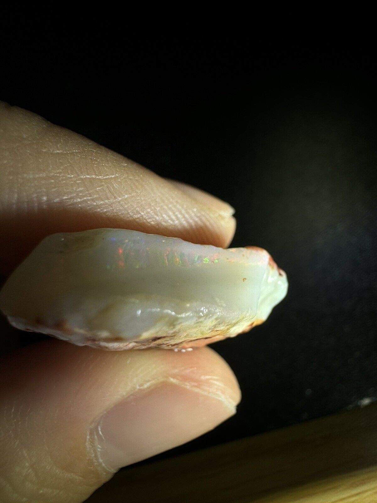 22.3 Carats Solid Rough Coober Pedy Opal Piece with Beautiful Colour B1