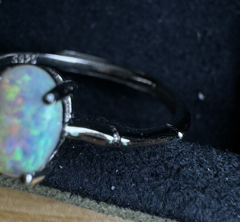 Opal Ring No.14 Multicolored oil paintings