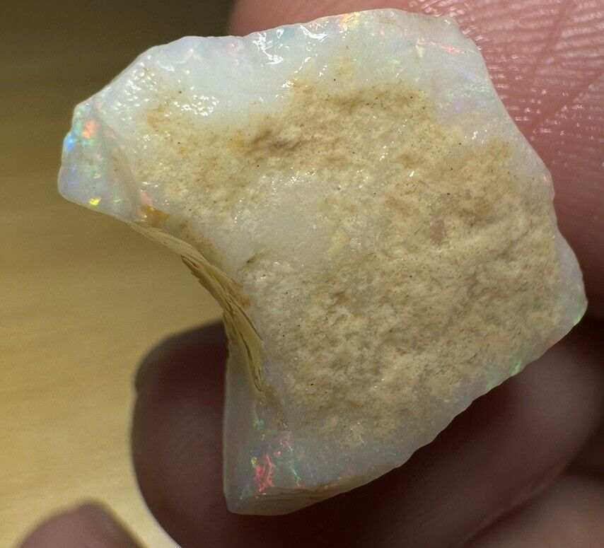 7.1Carats Solid Rough Coober Pedy Opal Piece with Beautiful Colour C1
